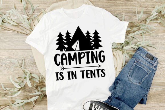 Camping is in Tent SVG: Your Next Outdoor Design Asset