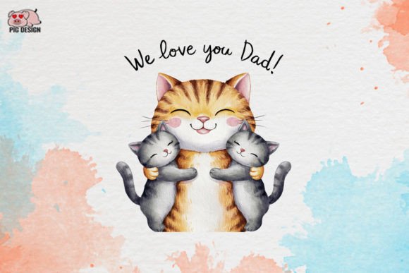 Designing with Heart: Using We Love You Dad Clipart