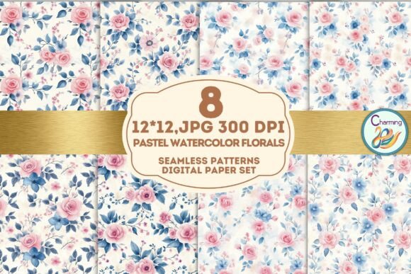 Pastel Watercolor Florals: Your New Go-To Design Asset