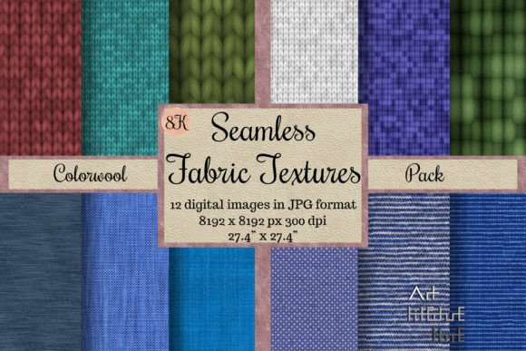 Seamless Fabric Textures - Colorwool: Elevate Your Digital and Print Projects