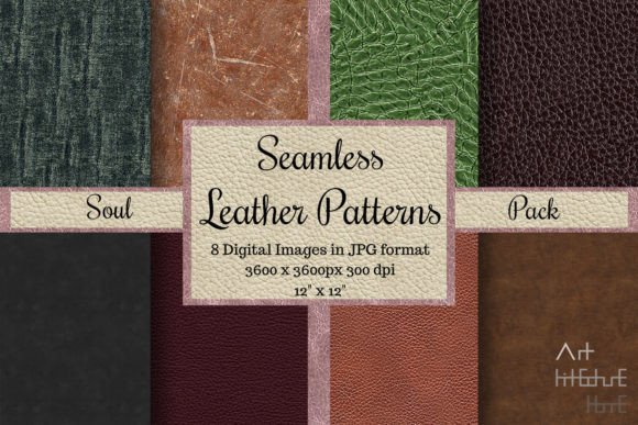 Seamless Leather Textures - Soul Pack: Your Go-To for Authentic Digital Design