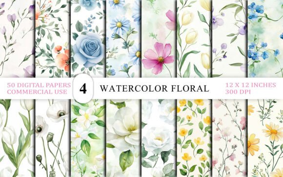 Soft Watercolor Flower Background Bundle: A Designer's Guide
