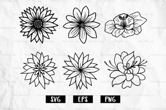Wildflower SVG: Crafting Calm with Flower SVG Sublimation